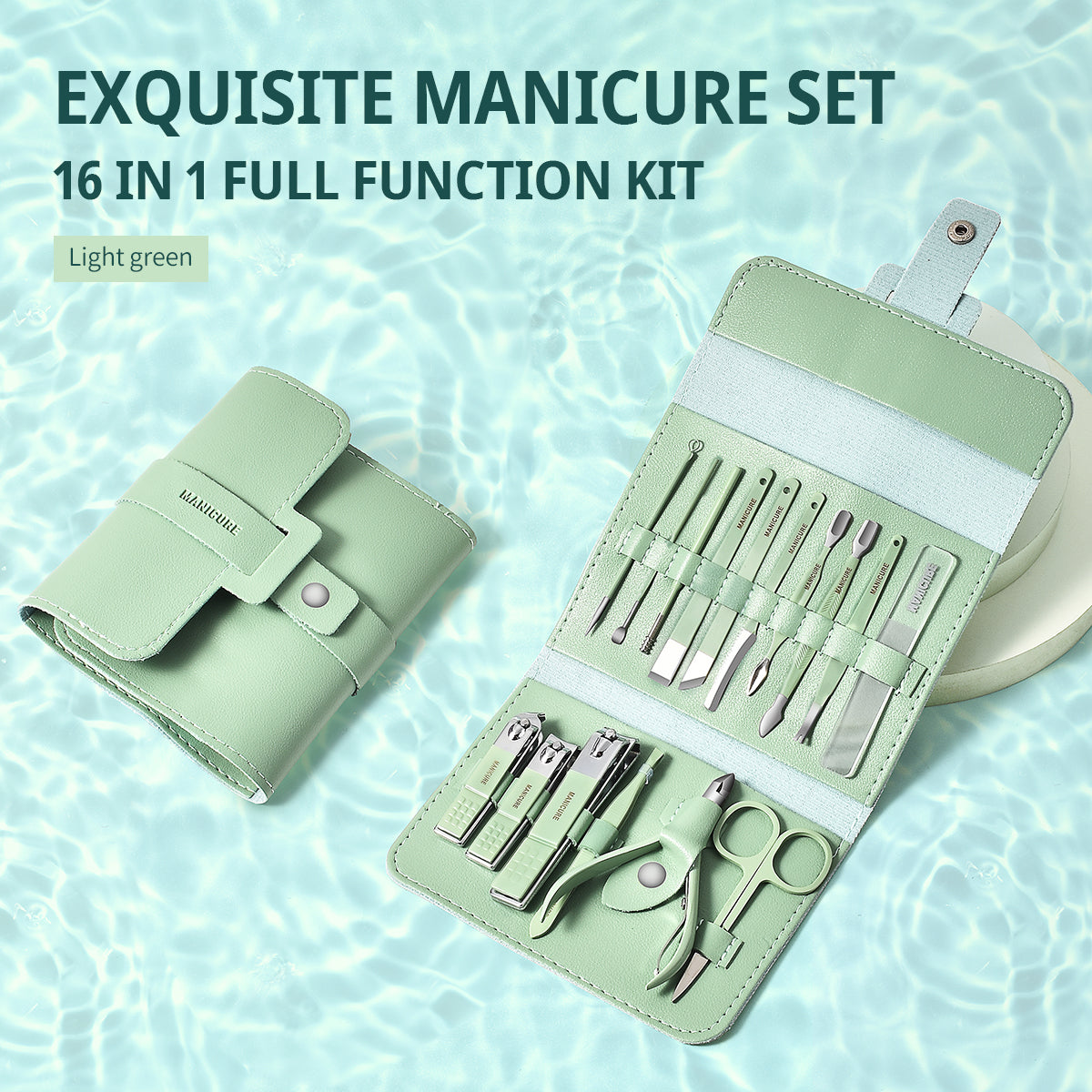 Portable 16pcs Manicure Kit