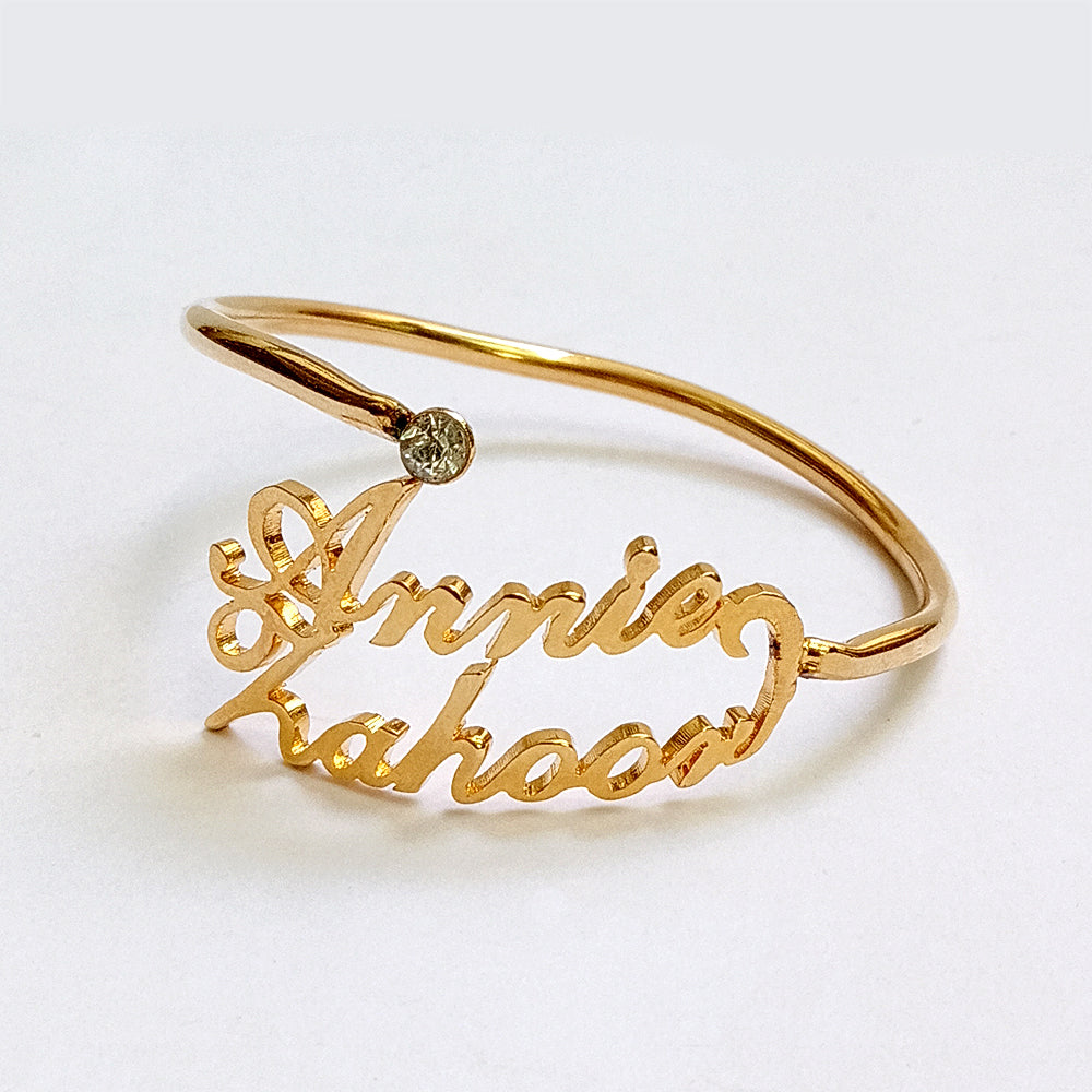 Custom Name Charm Bracelet