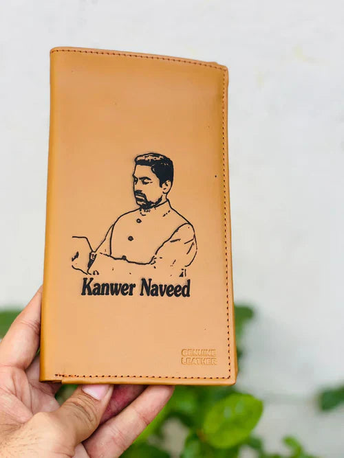 Long Wallet with Your Picture Name on it with Beautiful Box