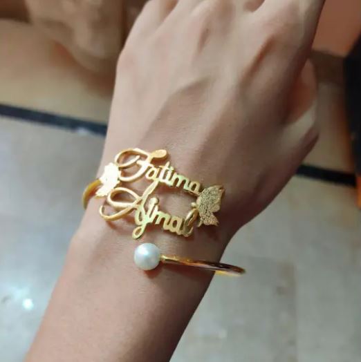 Custom Name Charm Bracelet