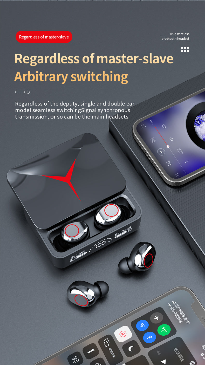 M90 Pro | Gaming EarBuds | True Wireless Earbuds | Type-C Charging|  ACTIVE Noise Cancellation|